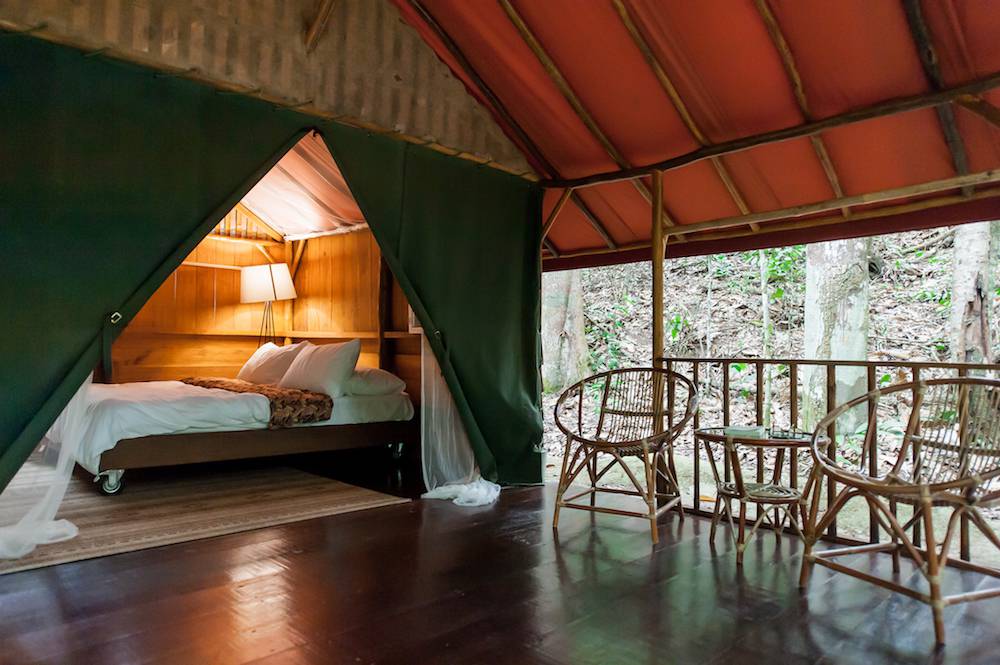 The Sticks Tendoks- A cross between a tent and a pondok.